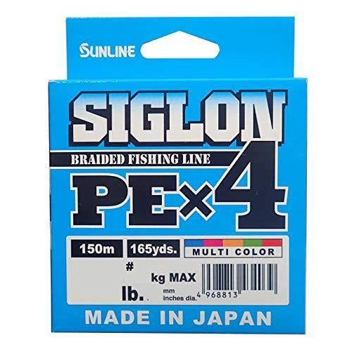 Siglon PE x 4 300m #3 Multicolor (10m x 5 colors)