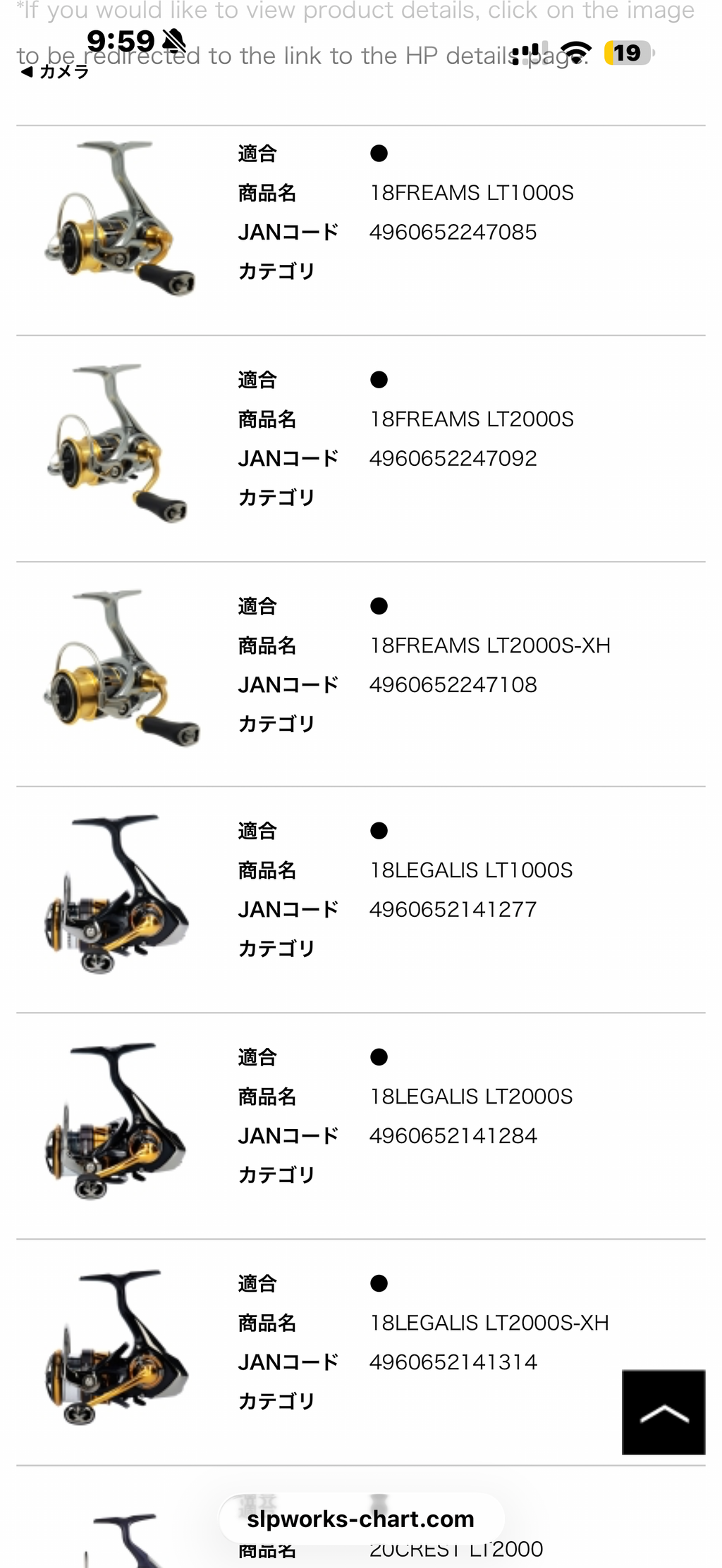 SLPWORKS TYPE-β spool LT2000SS