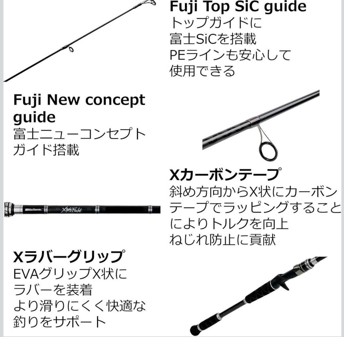 Abu Garcia XrossField XSFC-502UL RO-066