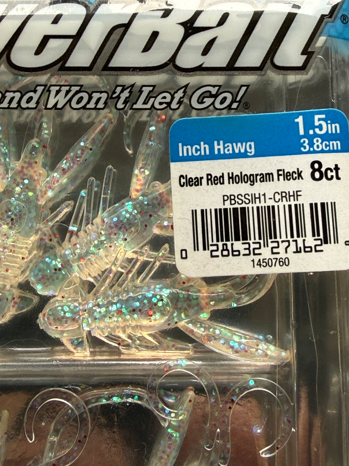 Saltwater Powerbait Inch Hawg Shrimp soft bait