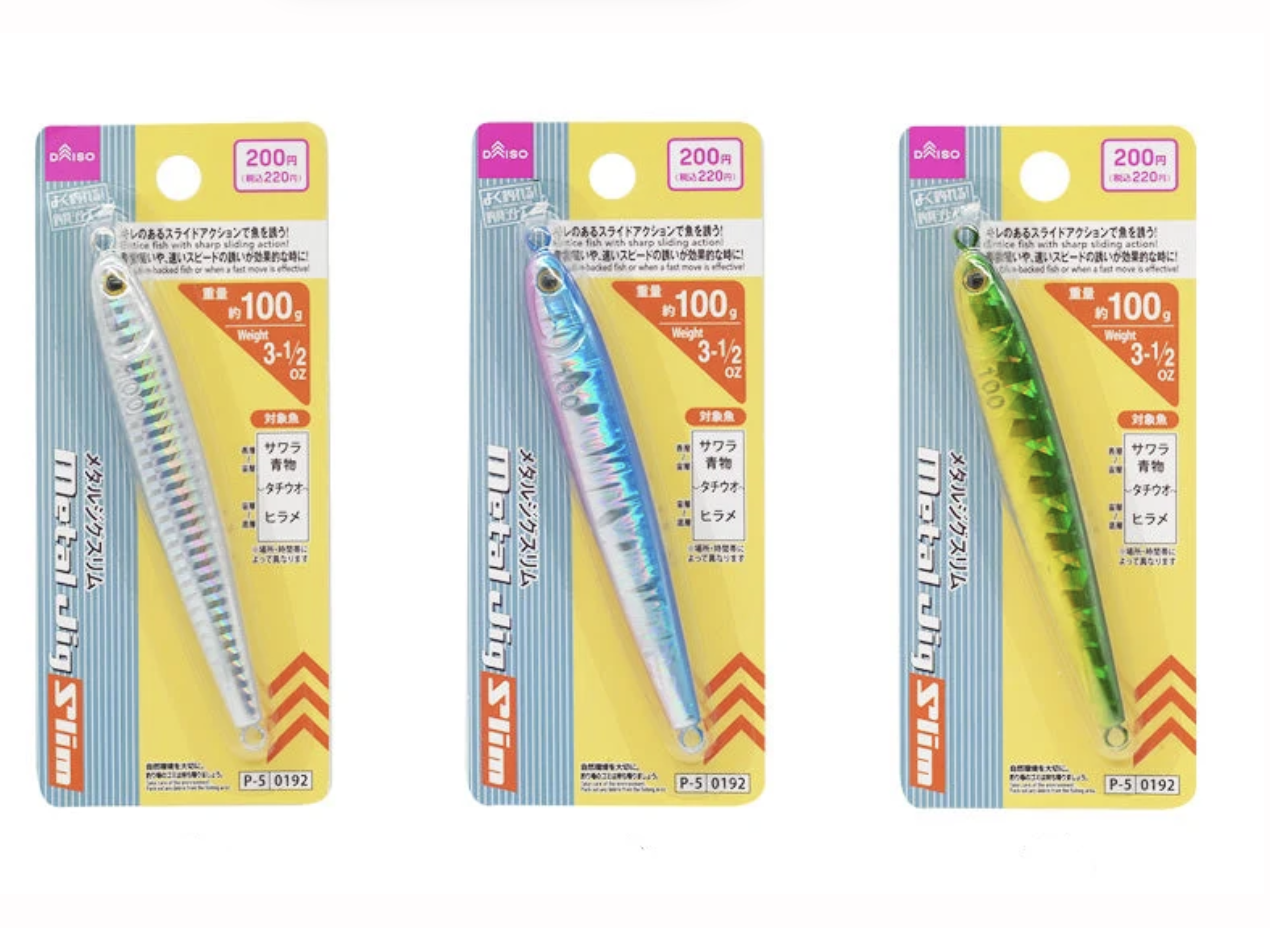 Metal Jig Slim 100g without hooks