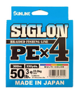 Siglon PE x 4 300m #3 Multicolor (10m x 5 colors)
